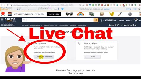 online chat for amazon